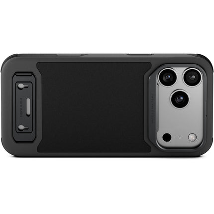 Tilta Khronos Lite Funda iPhone 17 Pro Max Negra con Soporte y Anillo Protector