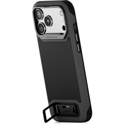 Tilta Khronos Lite Funda iPhone 17 Pro Max Negra con Soporte y Anillo Protector