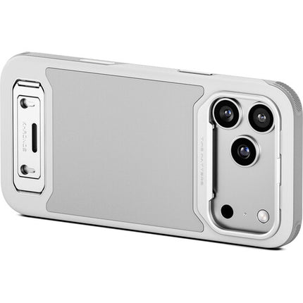 Tilta Khronos Lite Funda iPhone 17 Pro Max Gris con Soporte y Protección Magnética