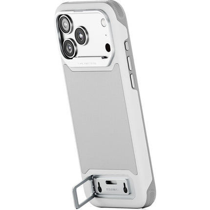 Tilta Khronos Lite Funda iPhone 17 Pro Max Gris con Soporte y Protección Magnética