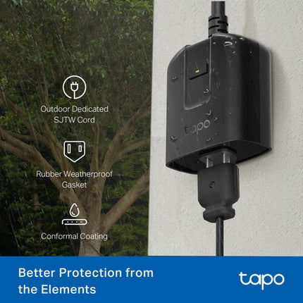 TP-Link Tapo P430M Control Remoto Interiores y Exteriores IP65 Wi-Fi 2.4 GHz