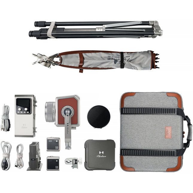 Harlowe Pro 300 Spectra Luz LED RGB con Softbox 99.36Wh Batería Kit AC/DC