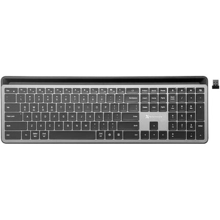 X9 Performance Teclado Bluetooth Retroiluminado Recargable 1800mAh Gris