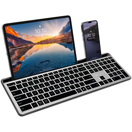 X9 Performance Teclado Bluetooth Retroiluminado Recargable 1800mAh Gris