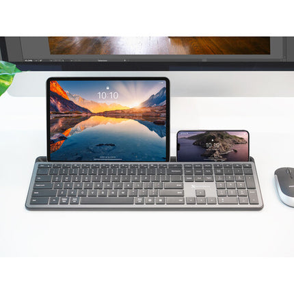 X9 Performance Teclado Bluetooth Retroiluminado Recargable 1800mAh Gris