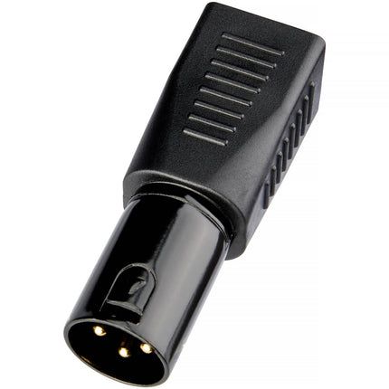 Kopul Adaptador 3-Pin XLR Macho a RJ45 4-Pack Conector Chapado Oro
