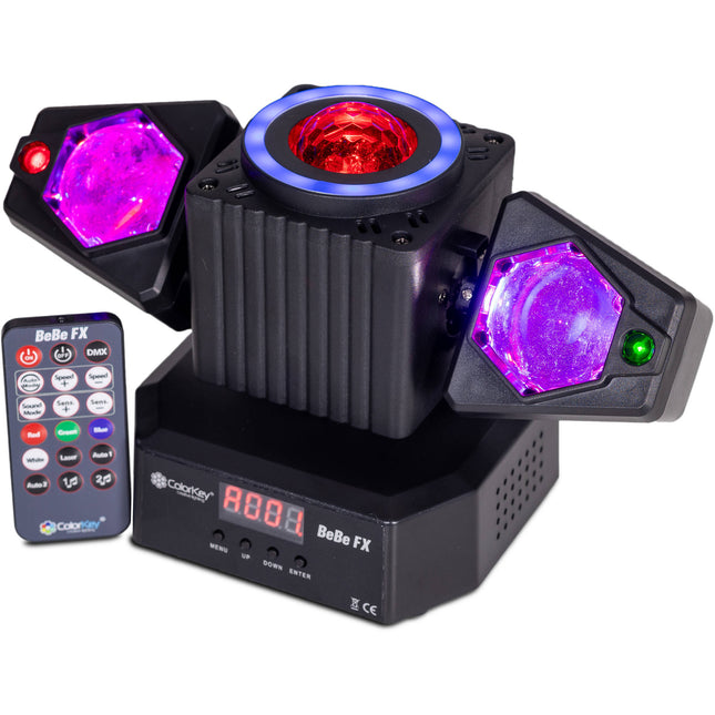 ColorKey BeBe FX Luz LED RGBW para DJs con 12W y 15W LEDs