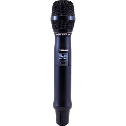 VocoPro UTD-QUAD-ACAPELLA Sistema Inalámbrico 4 Canales 4 Micrófonos Negro 500 MHz
