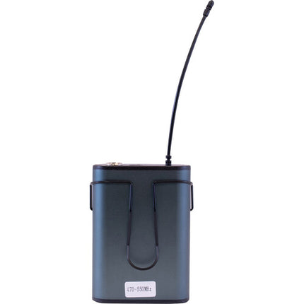 VocoPro UTD-QUAD-PLAY sistema inalámbrico 4 canales 500 MHz con 4 transmisores y micrófonos beige