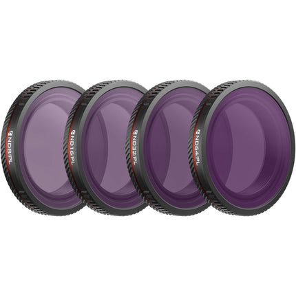 Freewell 4-Pack Filtros ND PL para DJI Osmo Nano con Estuche y Paño