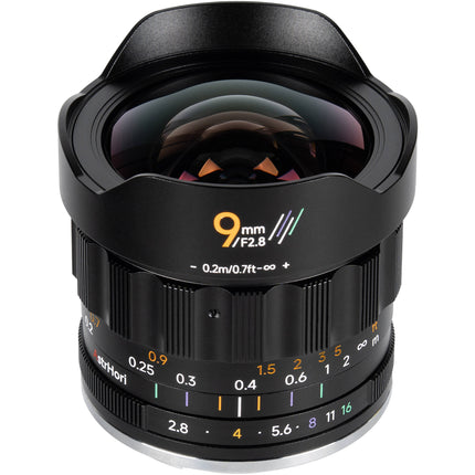 AstrHori MF 9mm f/2.8 objetivo para Sony E con distancia mínima enfoque 7.8"