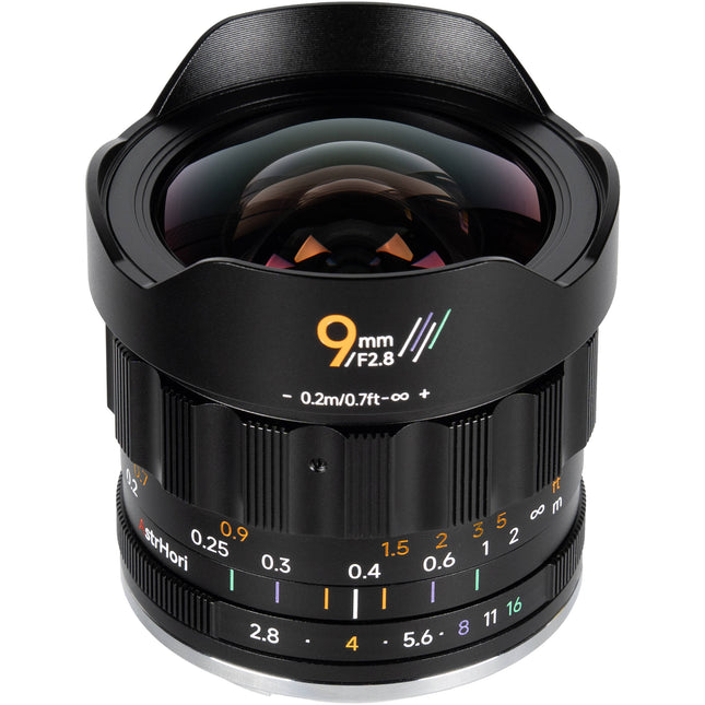 AstrHori MF 9mm f/2.8 objetivo para Sony E con distancia mínima enfoque 7.8"