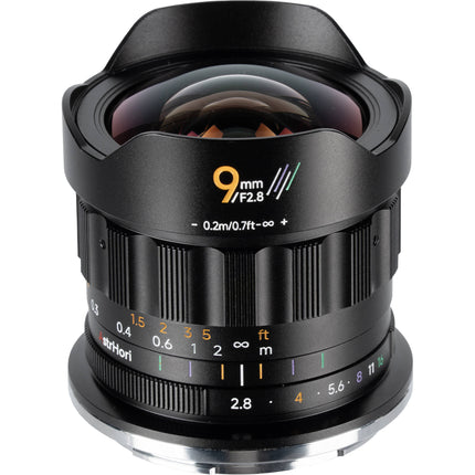 AstrHori MF 9mm f/2.8 Objetivo Nikon Z APS-C Distancia mínima 7.8"