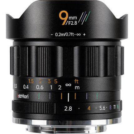 AstrHori MF 9mm f/2.8 Lente para Fujifilm X APS-C 7.8" distancia mínima de enfoque