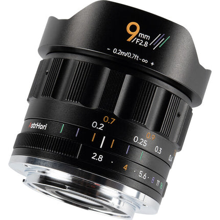 AstrHori MF 9mm f/2.8 Lente para Fujifilm X APS-C 7.8" distancia mínima de enfoque