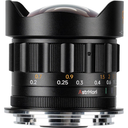 AstrHori MF 9mm f/2.8 Lente para Canon RF Apertura f/2.8 a f/16 con parasol integrado