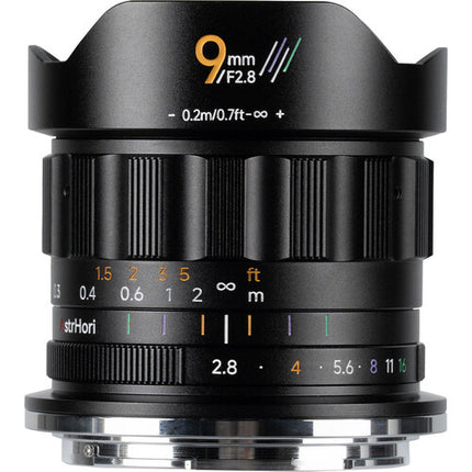 AstrHori MF 9mm f/2.8 Objetivo Nikon Z APS-C Distancia mínima 7.8"