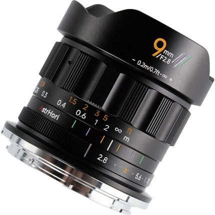 AstrHori MF 9mm f/2.8 Objetivo Nikon Z APS-C Distancia mínima 7.8"
