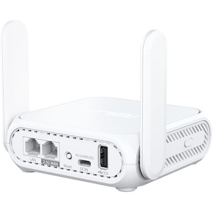 ASUS RT-BE58 Go BE3600 Router de viaje inalámbrico doble banda Wi-Fi 7 3570 Mb/s