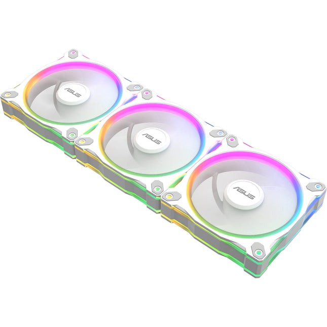 ASUS Prime MR120 Ventilador PWM ARGB 120mm 1600 rpm 3-Pack Blanco