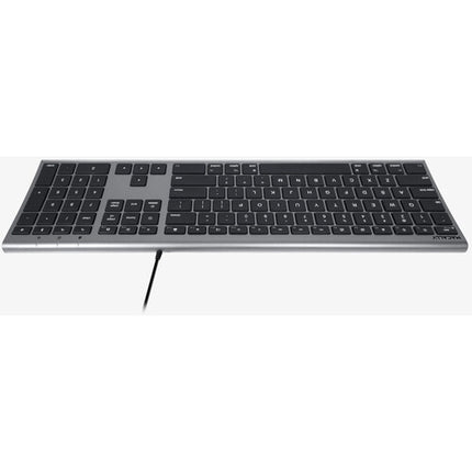 Macally Everyday Premium Teclado para Mac con 110 Teclas y USB-A Adaptador Integrado