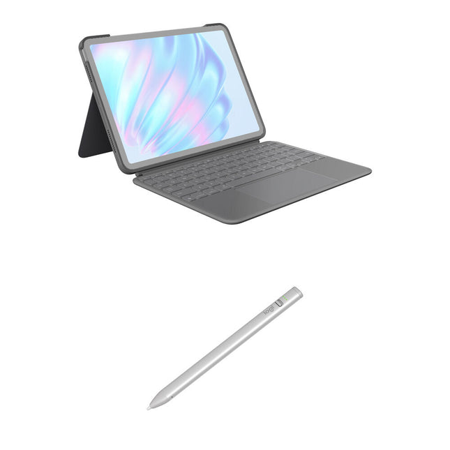 Logitech Combo Touch funda teclado retroiluminado para iPad Air 11 pulgadas M2 M3 con Pencil digital y touchpad