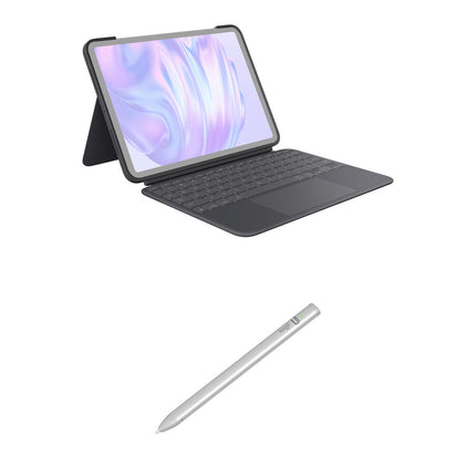 Logitech Combo Touch teclado retroiluminado con touchpad para iPad Pro 11" M4 y Crayon Digital Pencil USB-C
