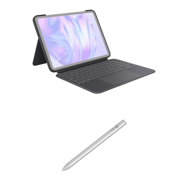 Logitech Combo Touch teclado retroiluminado con touchpad para iPad Pro 11" M4 y Crayon Digital Pencil USB-C