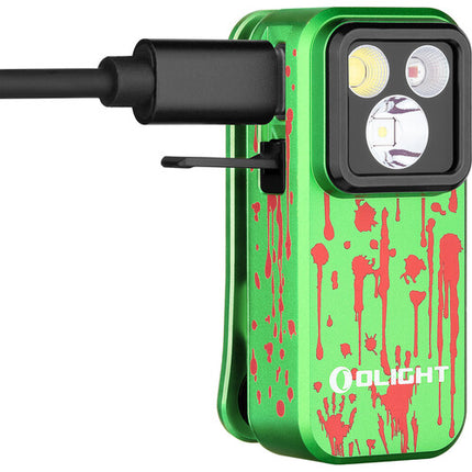 Olight Oclip Pro Linterna Recargable Clip-On Luz Verde 500 Lúmenes 144 Horas Batería USB-C
