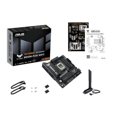 ASUS TUF GAMING B850M-PLUS WIFI7 Placa base mATX AM5 DDR5 Wi-Fi 7 SATA III