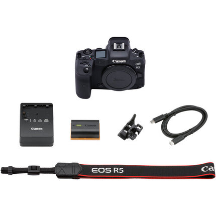 Canon EOS R5 Cámara sin Espejo 45MP Video 8K30 Estabilización 5-Ejes
