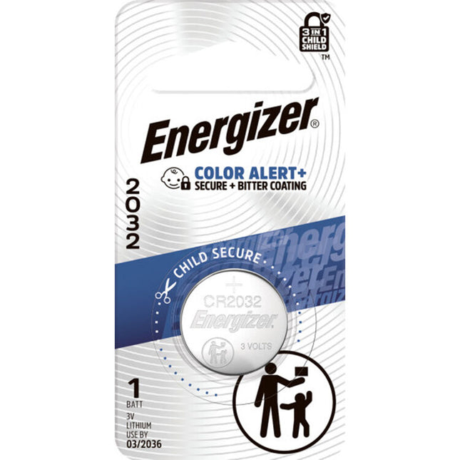 Pila de Litio CR2032 Energizer Batería Moneda 3V Duradera