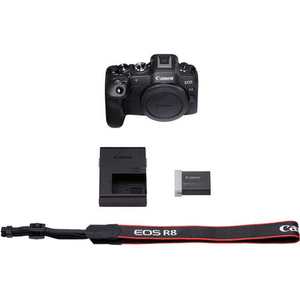 Canon EOS R8 Cámara Sin Espejo 24.2MP Vídeo 4K60p Pantalla Táctil 3"