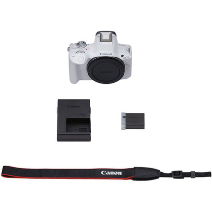 Canon EOS R50 Cámara Sin Espejo Blanco 24.2MP UHD 4K 30p Bluetooth Wi-Fi