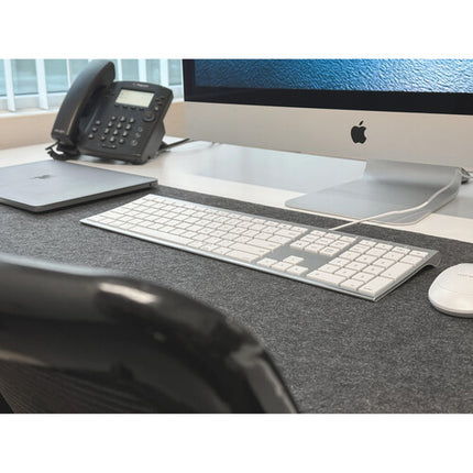 Macally Everyday Premium Teclado para Mac Alumino USB-C 110 Teclas