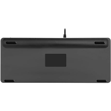 Macally Compact Teclado con Cable y Hub USB-C y USB-A 3 Puertos