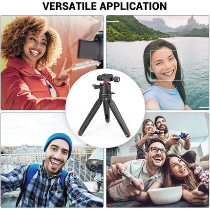 SmallRig Tabletop Mini Trípode de Mesa con Cabezal Panorámico 4.4 lb Panorámico 360°
