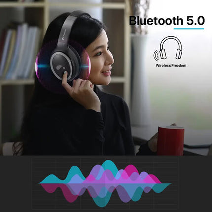 PeopleLink Sonic OE10W Auriculares Inalámbricos Diadema Cancelación Activa Ruido 14 Horas Reproducción