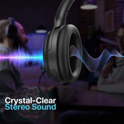 PeopleLink Sonic OE10W Auriculares Inalámbricos Diadema Cancelación Activa Ruido 14 Horas Reproducción
