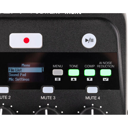Zoom PodTrak P4next Grabadora de Podcast Multicanal 48kHz 24bit Kit 2 Personas