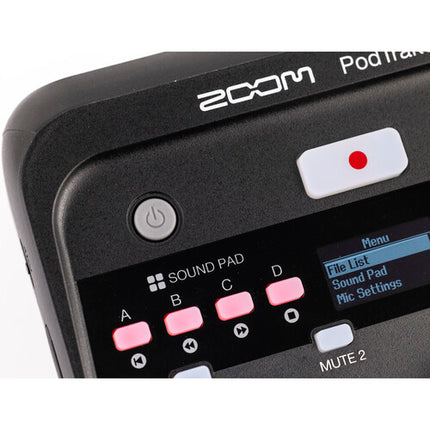 Zoom PodTrak P4next Grabadora Portátil Podcast 4 Entradas XLR 48kHz 24-Bit