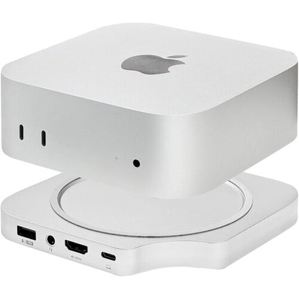 Macally Mac mini M4 Hub Estación con HDMI 4K60 SSD 8TB y 3 USB-A