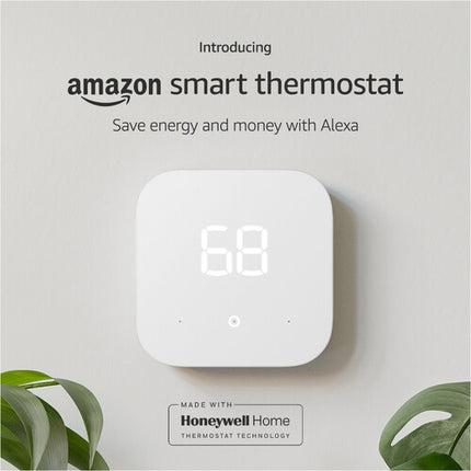 Amazon Smart Thermostat Control de Temperatura Wi-Fi 24V con Sensor Humedad