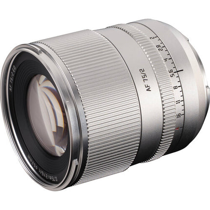 TTArtisan AF 75mm f/2 Lente para Montura L Metal 9 Láminas Diáfragma