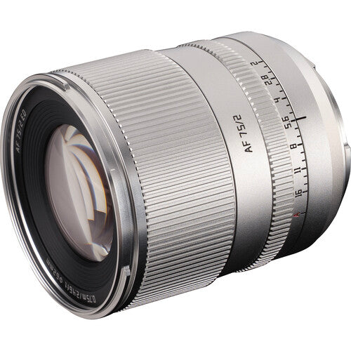 TTArtisan AF 75mm f/2 Lente para Montura L Metal 9 Láminas Diáfragma