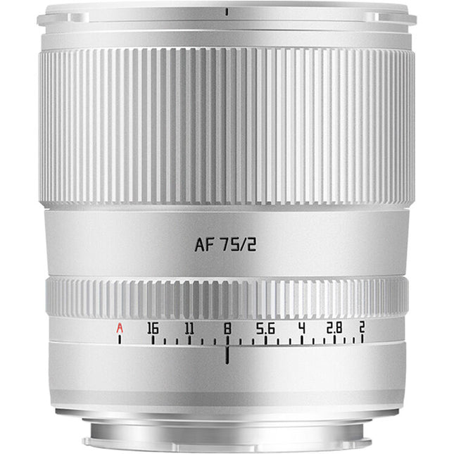 TTArtisan AF 75mm f/2 Lente para Montura L Metal 9 Láminas Diáfragma