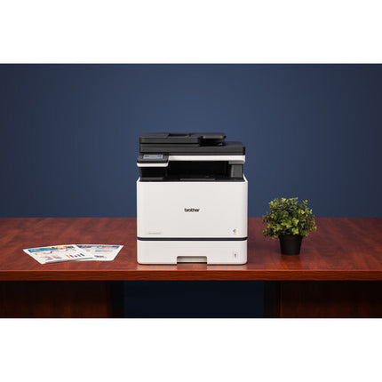 Brother MFC-L8730CDW Impresora láser color multifunción 33 ppm 2400x600 dpi pantalla táctil 3.5"