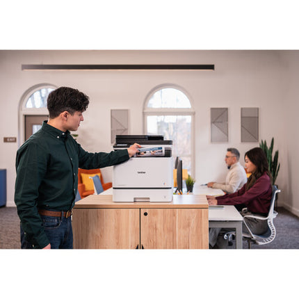 Brother MFC-L8730CDW Impresora láser color multifunción 33 ppm 2400x600 dpi pantalla táctil 3.5"