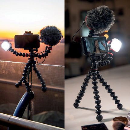 JOBY GorillaPod Mobile Vlogging Set Trípode para Smartphone con Luz LED y Micrófono