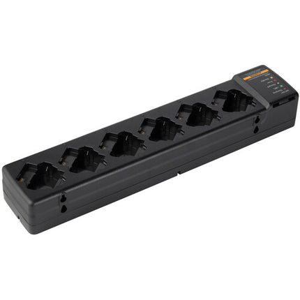 Motorola PMLN8569 Cargador Multiunidad 6 Ranuras Negro con Espaciador Removible